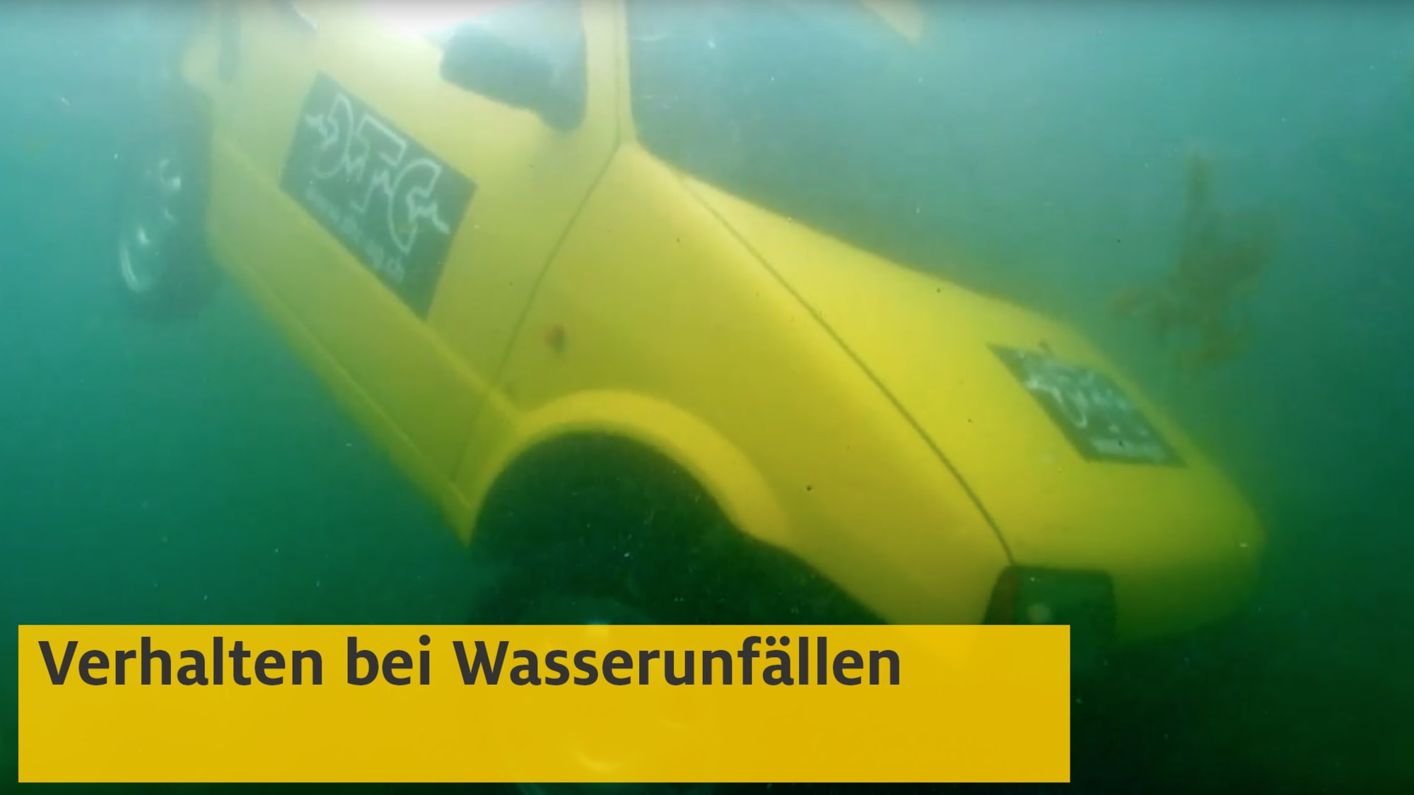 Wasserunfall mit Auto So verhalten Sie sich richtig ADAC